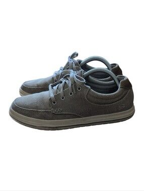 Skechers Tan Comfort Lace Up Sneakers Casual Walking Shoes Men’s 9